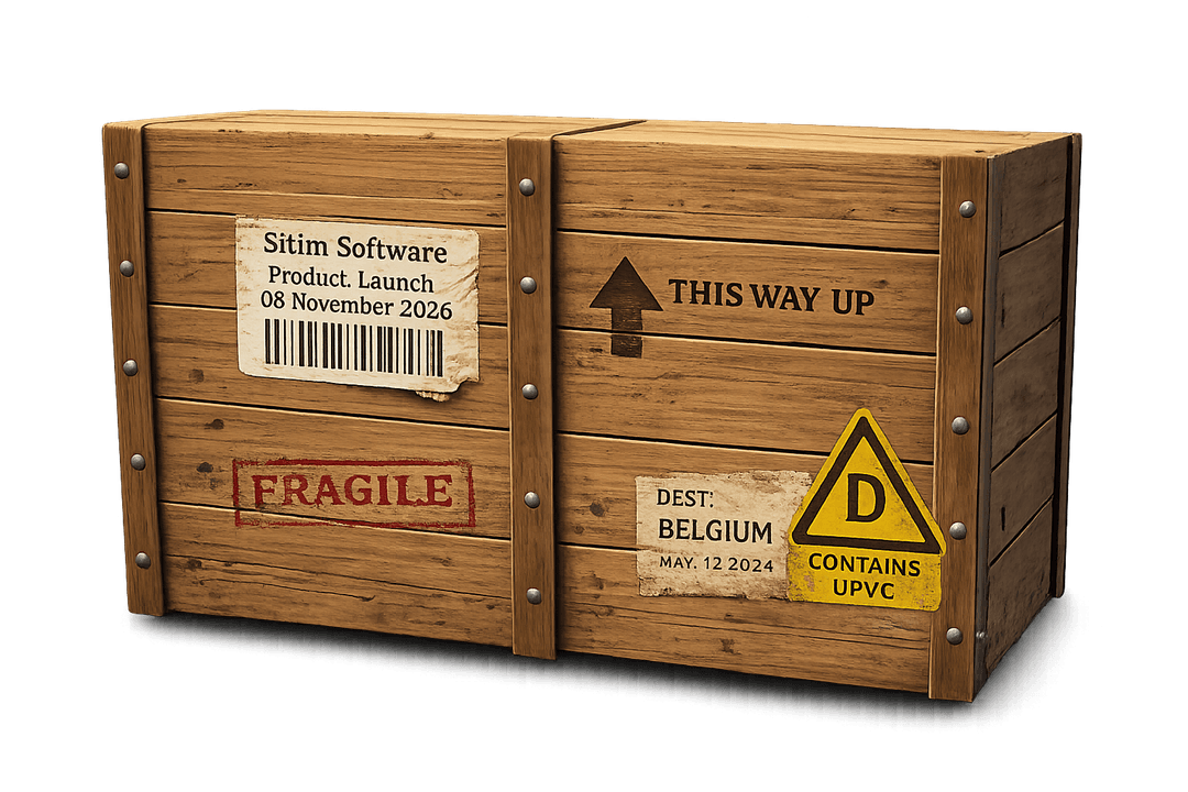 Sitim Software product launch crate